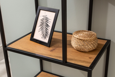 Raft SLIM LINE din lemn de stejar, 185x77 cm [6]