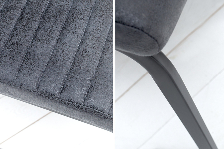 Scaun APARTMENT din microfibra gri [3]