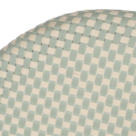 Scaun de exterior aquamarine din  aluminiu-textilena 47 x 60 x 79 cm [7]
