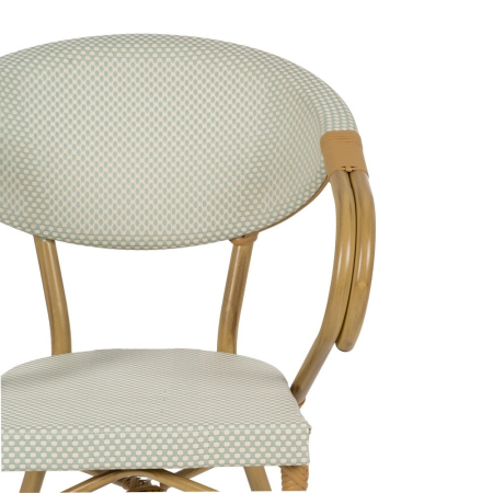 Scaun de exterior aquamarine aluminiu-textilena 57 x 58,50 x 82 cm [5]