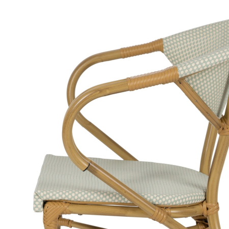 Scaun de exterior aquamarine aluminiu-textilena 57 x 58,50 x 82 cm [7]