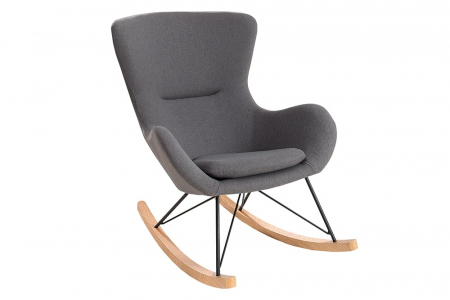 Scaune bucatarie & dining - Scaun balansoar Scandinavia cu tapiterie din tesatura structurala