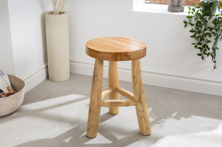 Scaun BALI din lemn de tec natural, 45 cm [1]