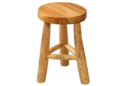 Scaune - Scaun BALI din lemn de tec natural, 45 cm