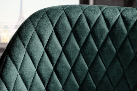 Scaun bar Paris cu tapterie din catifea [5]