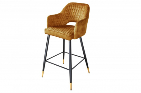 Scaune bar - Scaun bar Paris cu tapterie din catifea