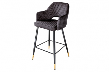 Scaune bar - Scaun bar Paris cu tapterie din catifea