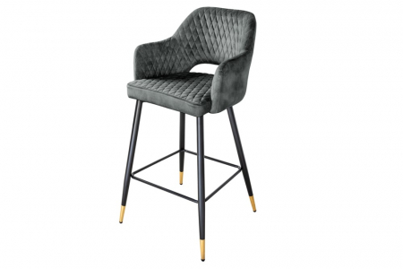 Scaune bar - Scaun bar Paris cu tapterie din catifea