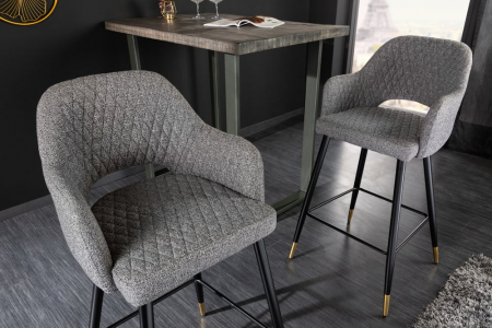 Scaun bar Paris cu tapterie din tesatura structurala [1]