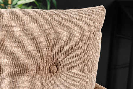 Scaun bar rotative BIG GEORGE din catifea sampanie  [2]