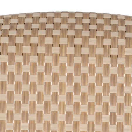 Scaun de exterior bej din aluminiu și textilena 57 x 58,50 x 82 cm [12]