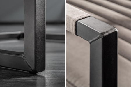 Scaun BIG ASTON din microfibra taupe [3]