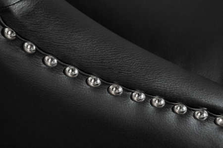 Scaun birou negru ajustabil din piele Victorian [4]