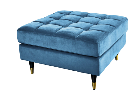 Scaune - Scaun COZY VELVET 80 cm catifea aqua