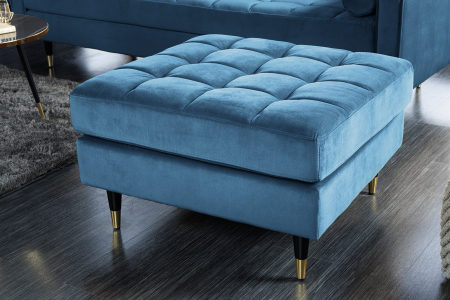 Scaun COZY VELVET 80 cm catifea aqua [6]