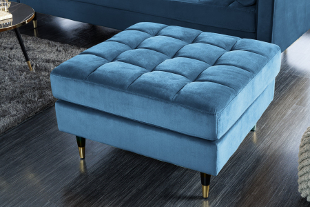 Scaun COZY VELVET 80 cm catifea aqua [2]