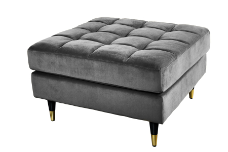 Scaune - Scaun COZY VELVET 80 cm, catifea gri
