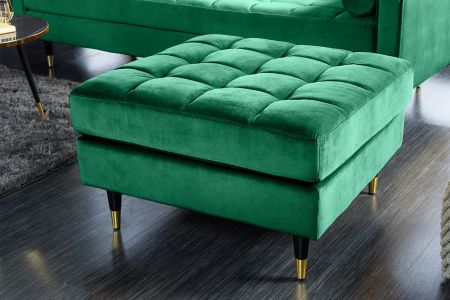 Scaun COZY VELVET 80 cm verde smarald [6]