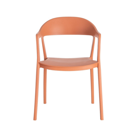 Scaun de exterior portocaliu 52 x 52 x 80 cm [8]