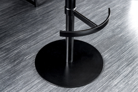 Scaun de bar rotativ BIG GEORGE din piele cognac cu inaltime ajustabila [7]