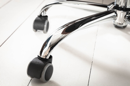 Scaun de birou VICTORIAN din microfibra maro deschis, 49-57 cm [7]