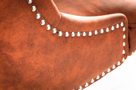 Scaun de birou VICTORIAN din microfibra maro deschis, 49-57 cm [6]