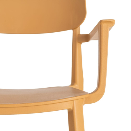 Scaun de exterior de exterior galben   51,50 x 51 x 80 cm [3]