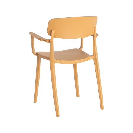 Scaun de exterior de exterior galben   51,50 x 51 x 80 cm [4]