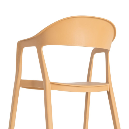 Scaun de exterior galben   52 x 52 x 80 cm [10]
