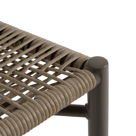 Scaun de exterior din aluminiu natural 59 x 58 x 79 cm [7]