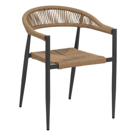 Scaun de exterior din aluminiu 57,50 x 56 x 74 cm [2]