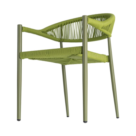Scaun de exterior  din aluminiu și rattan  56 x 58 x 76 cm [7]