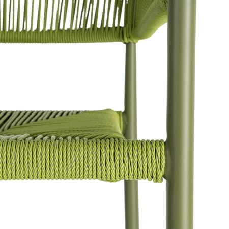 Scaun de exterior  din aluminiu și rattan  56 x 58 x 76 cm [3]