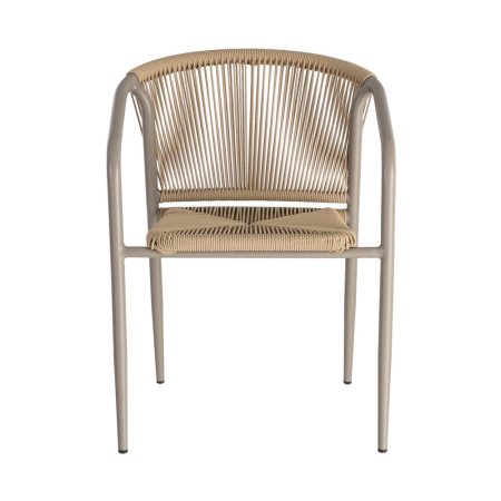 Scaun de exterior  din aluminiu și rattan  57 x 60 x 77,50 cm [8]