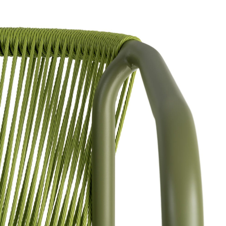 Scaun de exterior din aluminiu și rattan  57 x 60 x 77,50 cm [6]