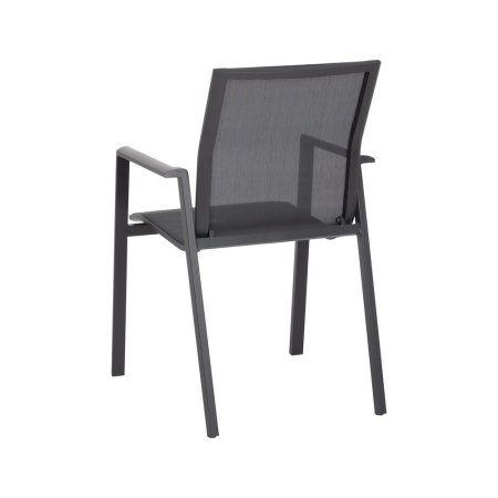 Scaun de exterior din aluminiu-textilena 56,50 x 61,50 x 88,50 cm [4]
