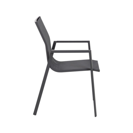 Scaun de exterior din aluminiu-textilena 56,50 x 61,50 x 88,50 cm [3]