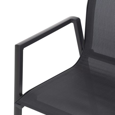 Scaun de exterior din aluminiu-textilena 56,50 x 61,50 x 88,50 cm [6]