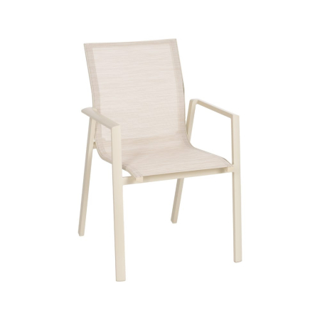 Scaun de exterior din aluminiu-textilena 57 x 62,50 x 88 cm [2]