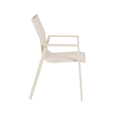 Scaun de exterior din aluminiu-textilena 57 x 62,50 x 88 cm [3]