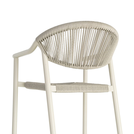 Scaun de exterior din aluminiu rattan  56,50 x 62,50 x 80,50 [4]
