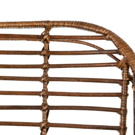 Scaun din metal și ratan 57 X 56 X 81 CM [6]