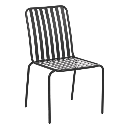 Scaun de exterior din oțel antracit 52 x 57 x 87 cm [5]