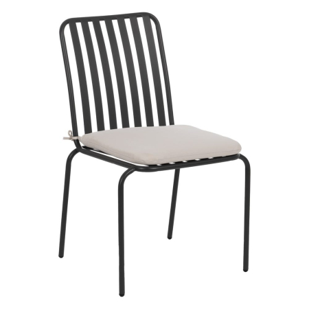 Scaun de exterior din oțel antracit 52 x 57 x 87 cm [2]