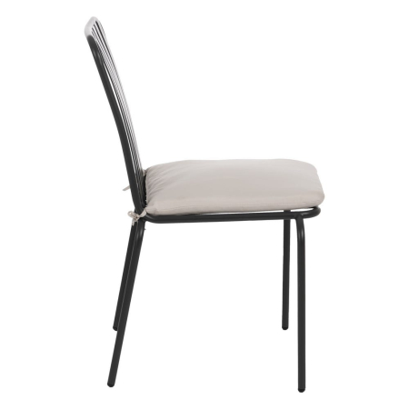 Scaun de exterior din oțel antracit 52 x 57 x 87 cm [3]