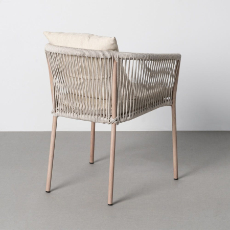 Scaun de exterior din oțel și ratan  57 x 58 x 74,50 cm [7]