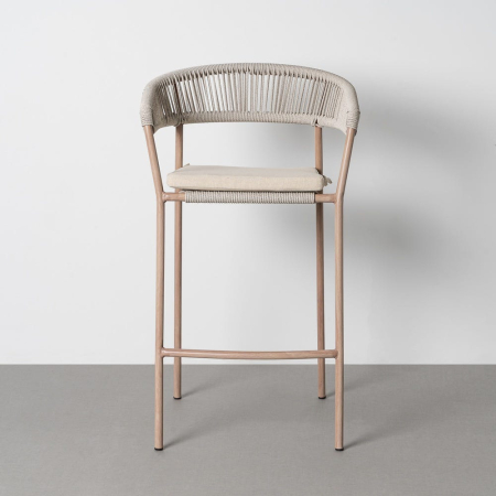 Scaun de exterior  din oțel și ratan  59 x 58 x 100,50 cm [3]