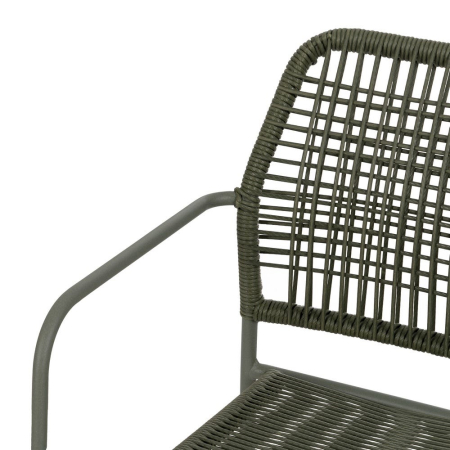 Scaun de exterior din oțel verde  53 x 63 x 78 cm [6]