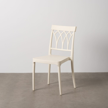 Mobilier Gradina - Scaun de exterior  din polipropilenă   42 x 54 x 83 cm