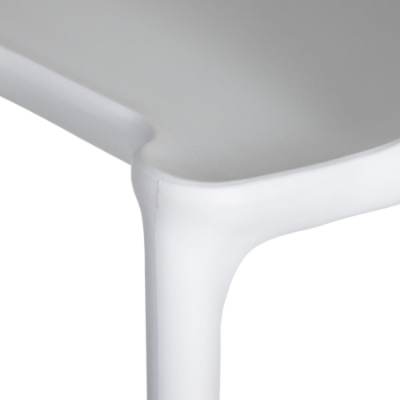 Scaun de exterior  din polipropilenă alb 47 x 41 x 83,50 cm [6]